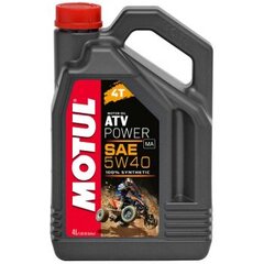 Öljy MOTUL ATV POWER 4T 5W40, 4L. hinta ja tiedot | Moottoriöljyt moottoripyörille | hobbyhall.fi