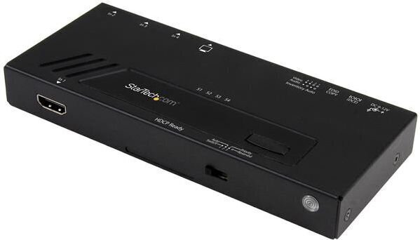 -StarTech VS421HD4KA 4-porttinen HDMI automaattinen videokytkin - 4K hinta ja tiedot | Verkkokytkimet | hobbyhall.fi