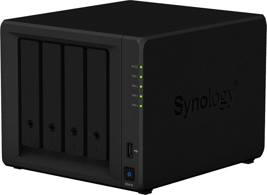 Synology DS418 hinta ja tiedot | Ulkoisten kovalevyjen kotelot | hobbyhall.fi