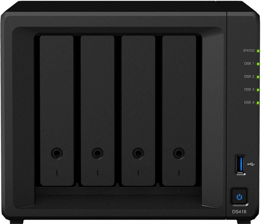 Synology DS418 hinta ja tiedot | Ulkoisten kovalevyjen kotelot | hobbyhall.fi