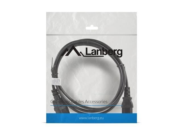 Lanberg CA C13E 10CC 0018 BK hinta ja tiedot | Kaapelit ja adapterit | hobbyhall.fi
