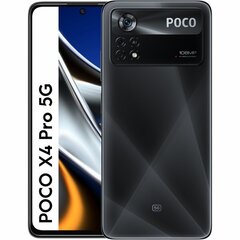POCO X4 Pro 5G, 126 GB, Dual SIM -puhelin, musta hinta ja tiedot | Matkapuhelimet | hobbyhall.fi