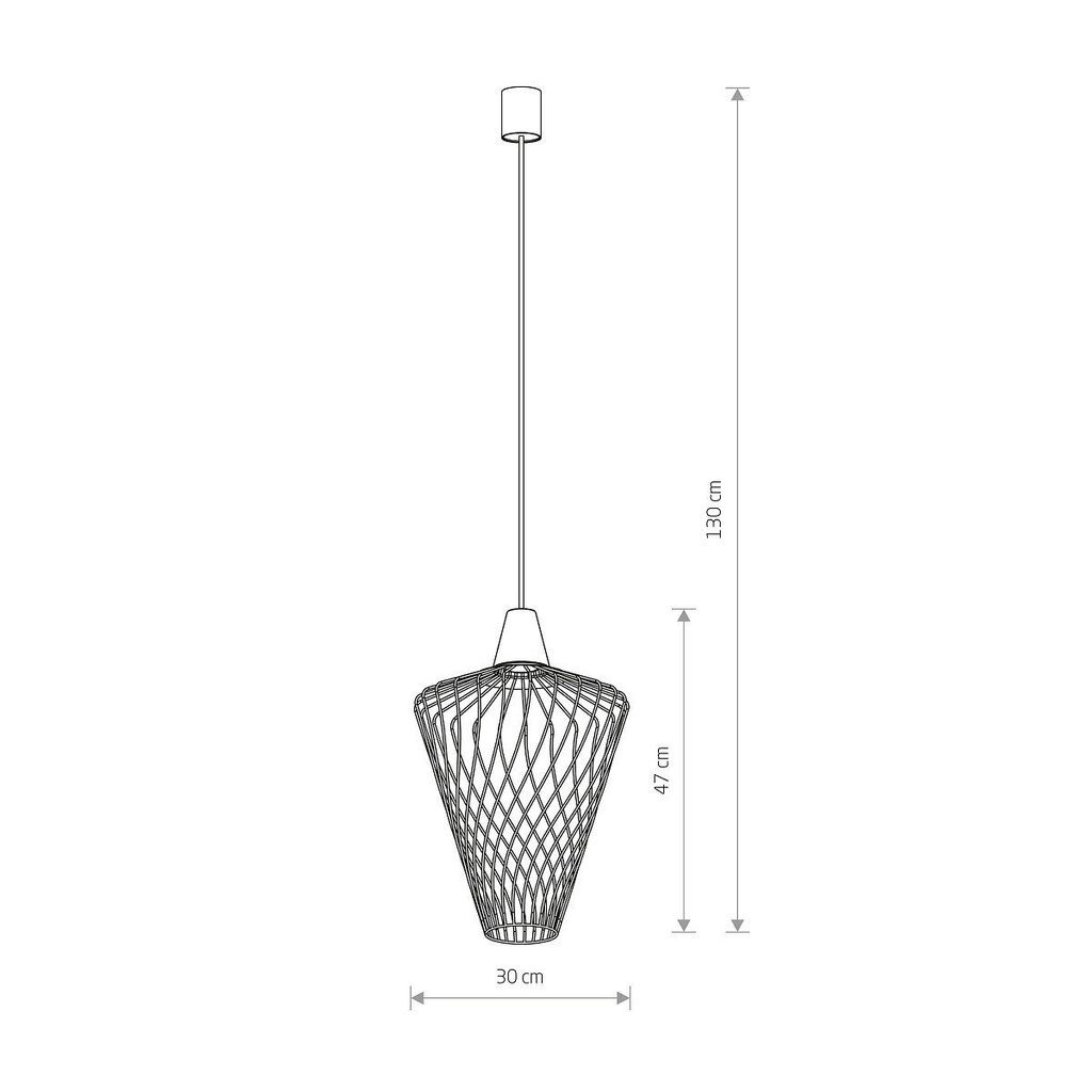 Nowodvorski Lighting riippuvalaisin 8856 Wave musta L hinta ja tiedot | Riippuvalaisimet | hobbyhall.fi