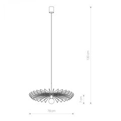 Nowodvorski Lighting riippuvalaisin 8874 Umbrella Gold hinta ja tiedot | Riippuvalaisimet | hobbyhall.fi