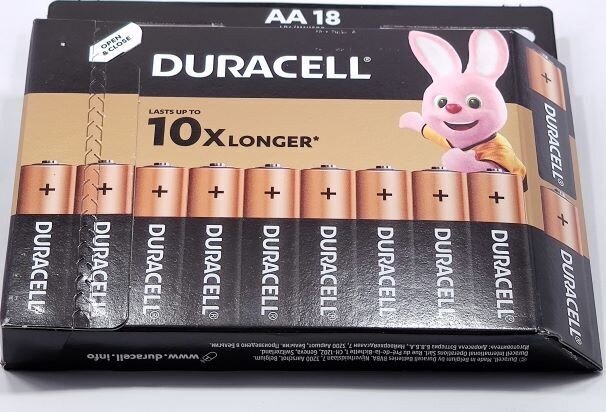 Akut Duracell AA/LR6/MN1500 LR6 1.5V (18 kpl.) hinta ja tiedot | Paristot | hobbyhall.fi