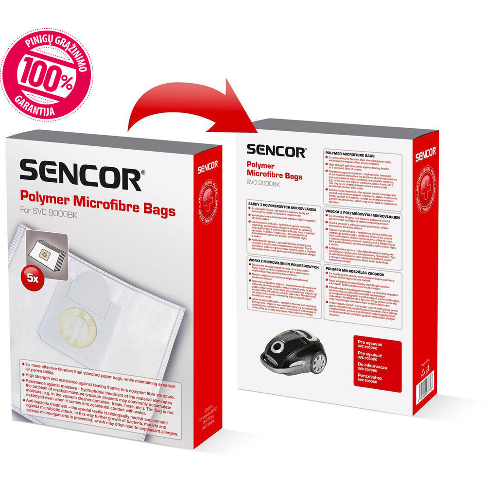 Sencor SVC 9000BK hinta ja tiedot | Pölynimurit | hobbyhall.fi