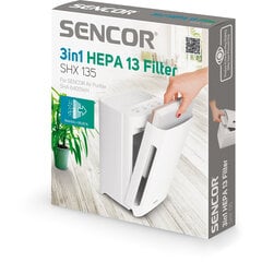 3in1 HEPA 13 suodatin ilmanpuhdistimelle SENCOR 6400WH hinta ja tiedot | Ilmanvaihtolaitteiden lisätarvikkeet | hobbyhall.fi