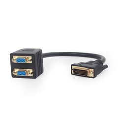 GEMBIRD A - DVI - 2VGA - 01 hinta ja tiedot | Adapterit | hobbyhall.fi