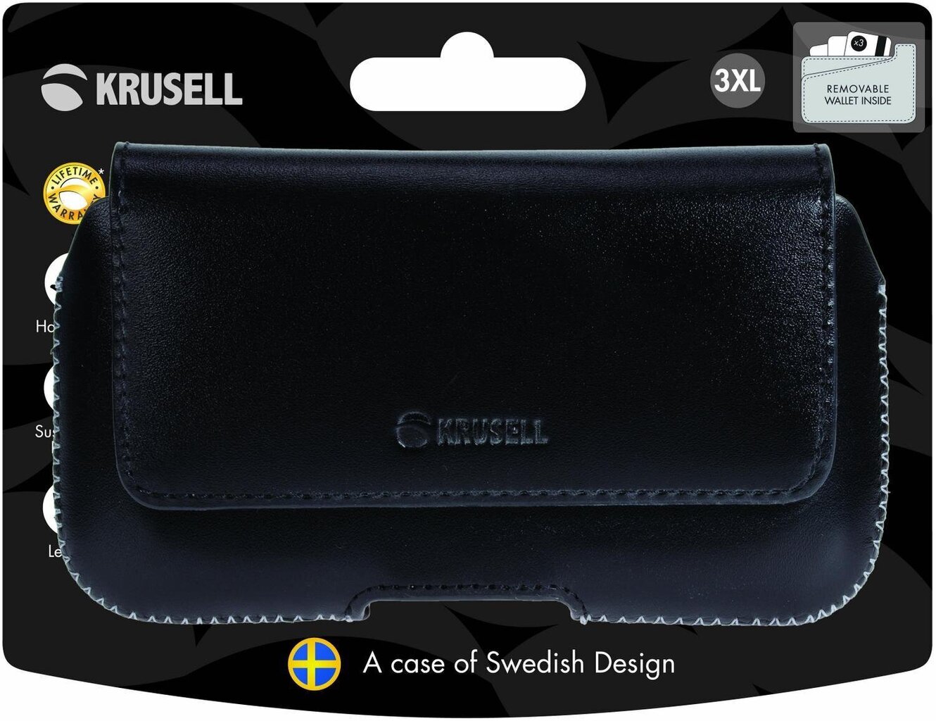 Krusell Hector Plus Case 3XL, universaali hinta ja tiedot | Puhelimen kuoret ja kotelot | hobbyhall.fi