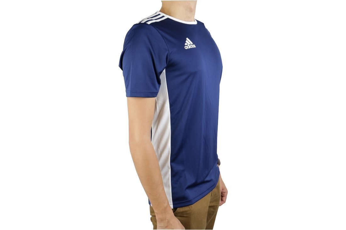 Adidas Entrada 18 CF1036 Miesten t-paita, sininen. hinta ja tiedot | Miesten urheiluvaatteet | hobbyhall.fi