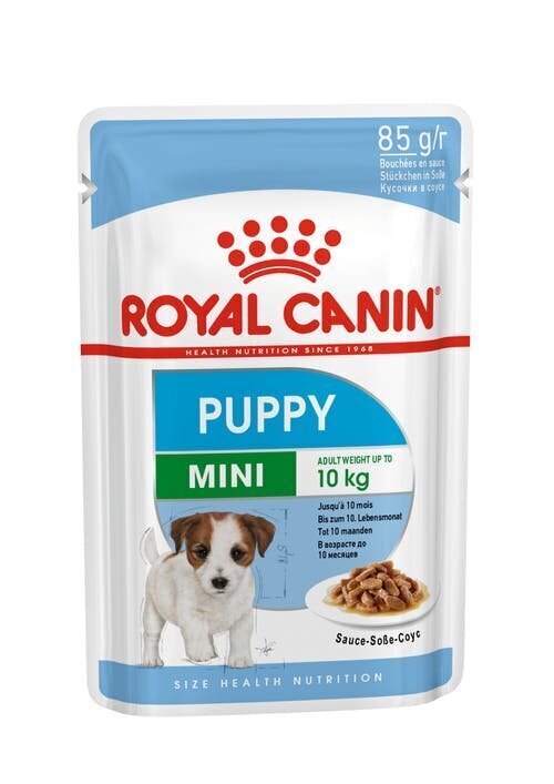 Säilyke nuorille pennuille Royal Canin, 12x85 g. hinta ja tiedot | Koiran märkäruoka | hobbyhall.fi