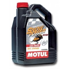 Moottorikelkkaöljy MOTUL Snowpower 4T 0W40 4L, hinta ja tiedot | Moottoriöljyt moottoripyörille | hobbyhall.fi