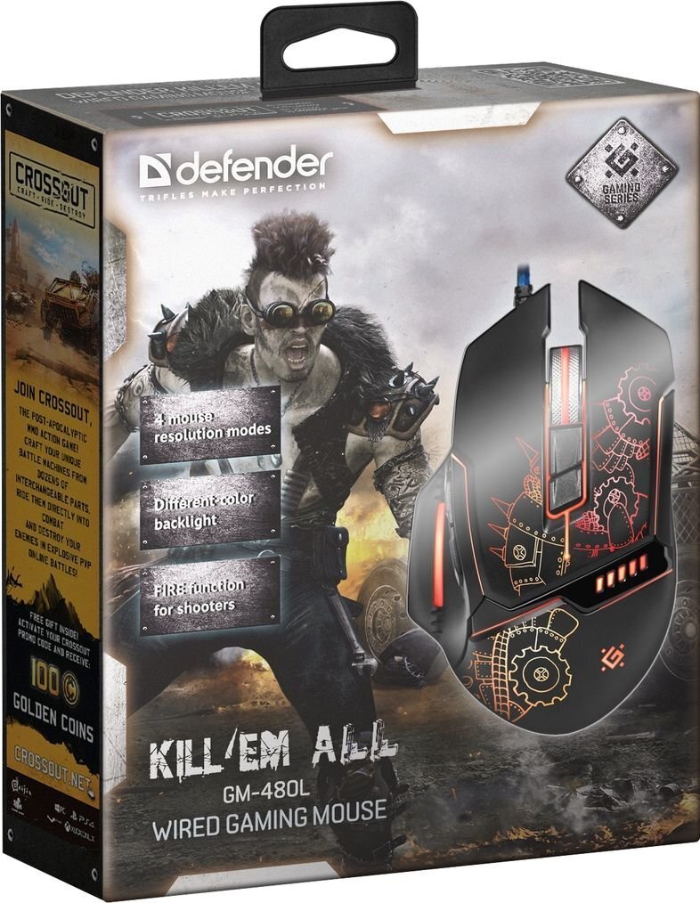 Defender 52480, musta hinta ja tiedot | Hiiret | hobbyhall.fi