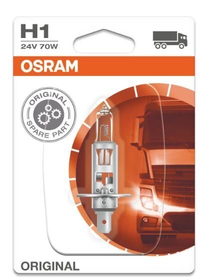 Auto polttimo Osram Original H1, 24V, 1 kpl hinta ja tiedot | Polttimot | hobbyhall.fi