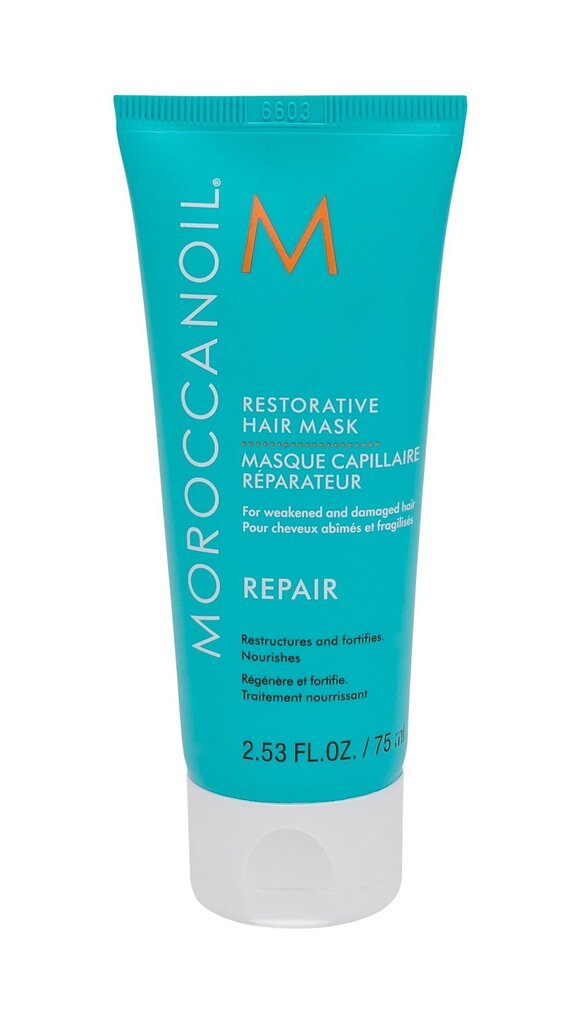 .Moroccanoil Korjauskarvanaamio 75 ml hinta ja tiedot | Naamiot, öljyt ja seerumit | hobbyhall.fi