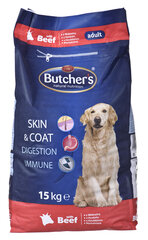 Koiran kuivaruoka Butcher, naudanlihalla, 15 kg. hinta ja tiedot | Butchers Koirat | hobbyhall.fi