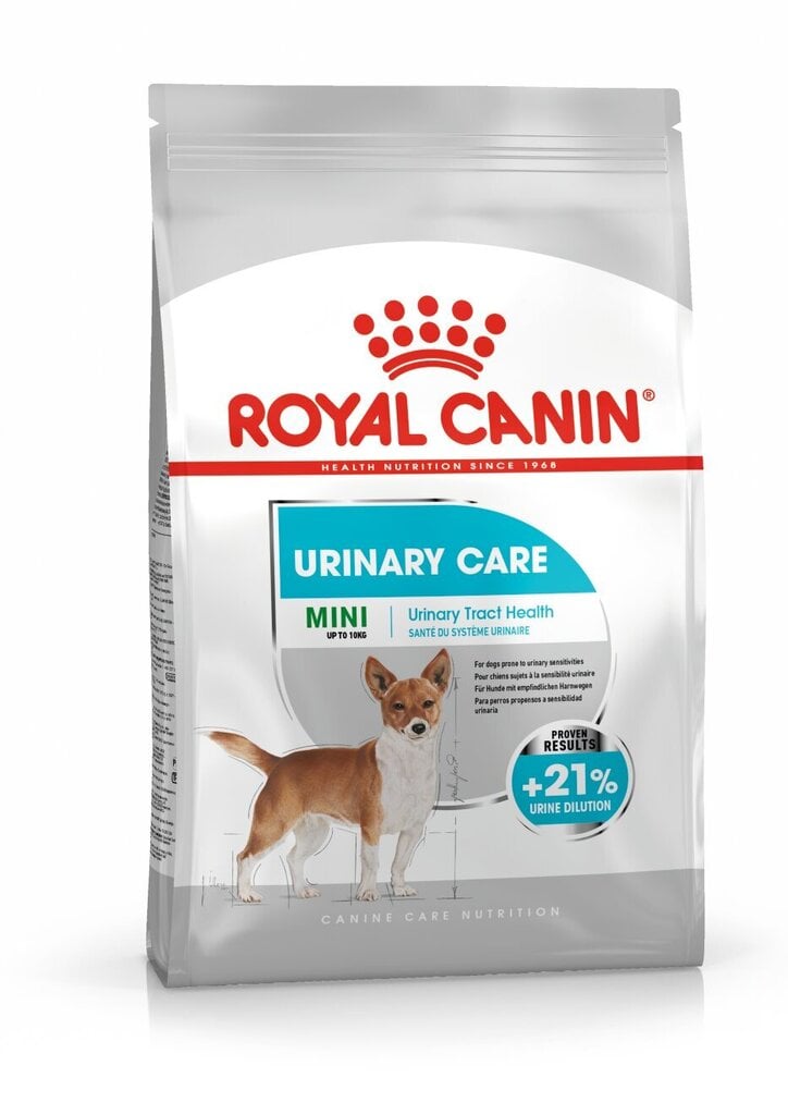 Royal Canin koirilla, joilla on herkät virtsatiet Mini Urinary Care, 1kg. hinta ja tiedot | Koiran kuivaruoka | hobbyhall.fi