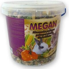 Luonnollinen ruoka kanille Megan 1 l /500 g. hinta ja tiedot | Pieneläinten ruoat | hobbyhall.fi