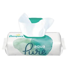 PAMPERS Aqua Pure puhdistusliinat, 48 x 48 kpl hinta ja tiedot | Vauvojen kosteuspyyhkeet | hobbyhall.fi