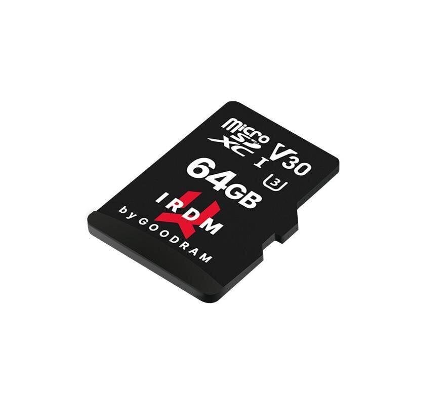 GoodRam microSDXC 64 Gt (+ SD-sovitin). hinta ja tiedot | Kameran muistikortit | hobbyhall.fi