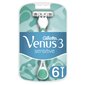 Naisten kertakäyttöiset karvanpoistohöylät Gillette Venus 3 Sensitive, 6kpl. hinta ja tiedot | Parranajo ja karvanpoisto | hobbyhall.fi