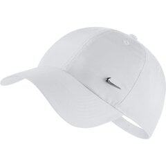 Nike lasten pipo H86 CAP METAL SWOOSH, valkoinen hinta ja tiedot | Miesten hatut, huivit ja käsineet | hobbyhall.fi