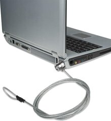 Kannettavan tietokoneen turvakaapeli Manhattan K-Slot, 3 mm, 1,4 m, avaimella hinta ja tiedot | Manhattan Tietokoneet ja pelaaminen | hobbyhall.fi