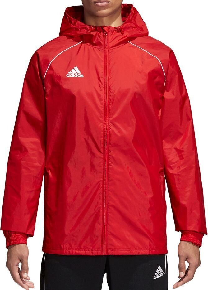 Adidas Jacket Core 18 Rn takki punainen CV3695. hinta ja tiedot | Miesten ulkoilutakit | hobbyhall.fi