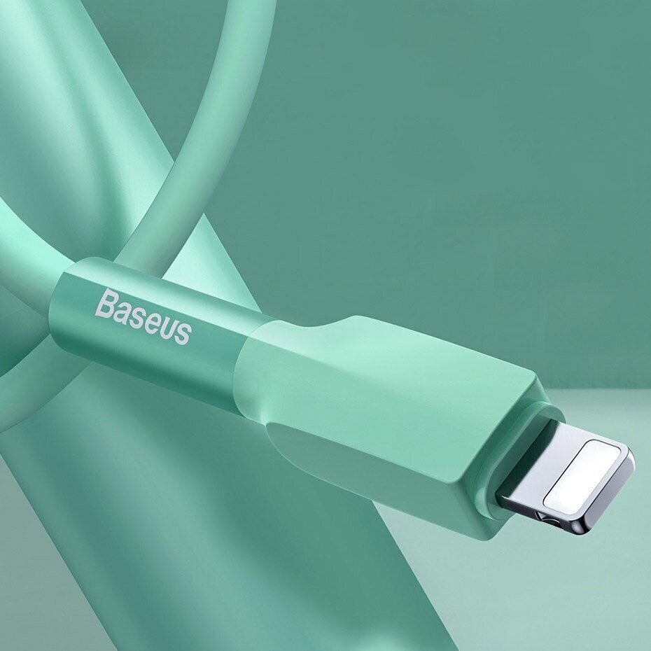 Baseus Kestävä USB — Lightning Cable 2.4 A 1 m 480 Mbps punainen (CALGJ-09). hinta ja tiedot | Puhelinkaapelit | hobbyhall.fi