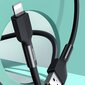 Baseus Kestävä USB — Lightning Cable 2.4 A 1 m 480 Mbps punainen (CALGJ-09). hinta ja tiedot | Puhelinkaapelit | hobbyhall.fi