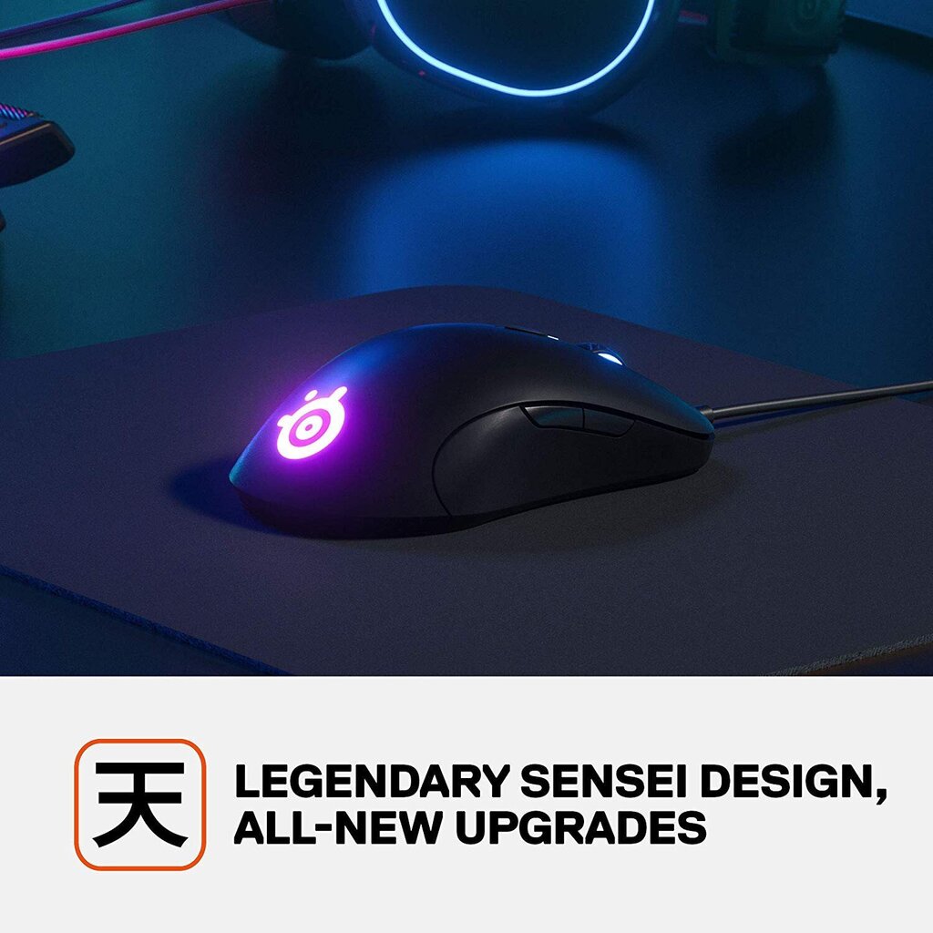 SteelSeries Sensei Ten, musta hinta ja tiedot | Hiiret | hobbyhall.fi