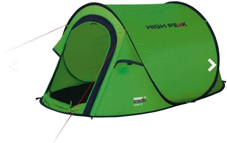 High Peak PopUp-teltta Vision 3, vihreä hinta ja tiedot | Teltat | hobbyhall.fi