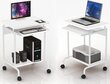 Toimistopöytä Techly, valkoinen hinta ja tiedot | Tietokonepöydät ja työpöydät | hobbyhall.fi