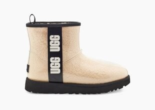 UGG naisten talvisaappaat CLASSIC CLEAR MINI, beige hinta ja tiedot | Naisten saappaat | hobbyhall.fi