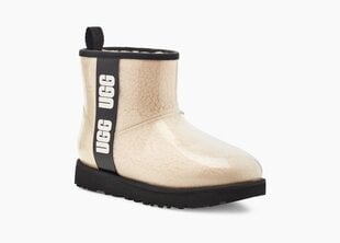 UGG naisten talvisaappaat CLASSIC CLEAR MINI, beige hinta ja tiedot | Naisten saappaat | hobbyhall.fi