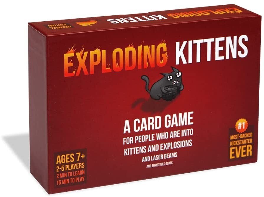 Lautapeli Exploding Kittens, englanniksi hinta ja tiedot | Lautapelit ja älypelit | hobbyhall.fi