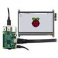 Waveshare Resistiivinen kosketusnäyttö Raspberry Pi mikrotietokoneelle, LCD IPS 7" hinta ja tiedot | Mikrokontrollerit | hobbyhall.fi