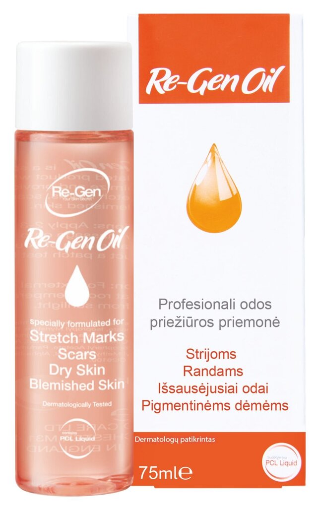 Ammattimainen ihonhoitotuote Re Gen Oil, 75 ml hinta ja tiedot | Lasten ja äitiysajan kosmetiikka | hobbyhall.fi
