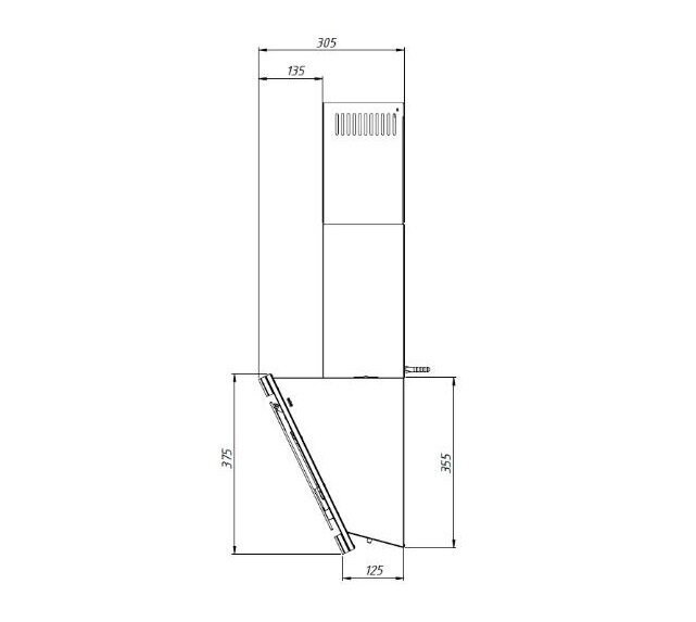 Akpo WK-9 Kastos New Pro 60 hinta ja tiedot | Liesituulettimet | hobbyhall.fi