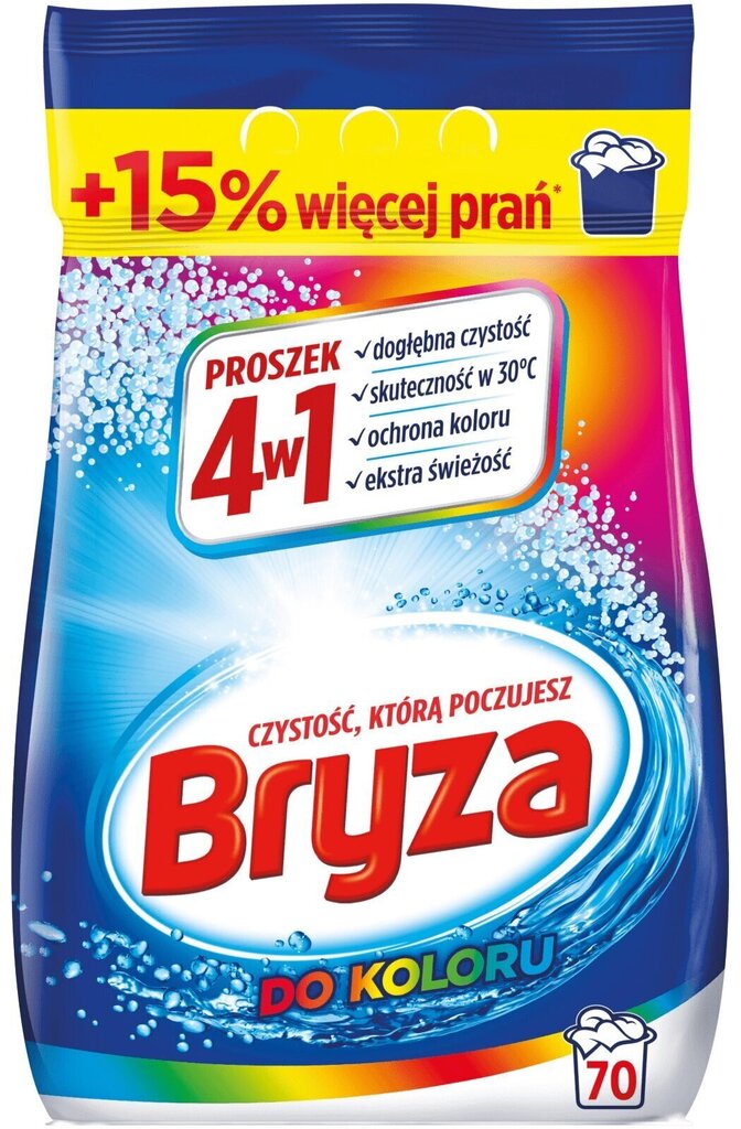 Pesujauhe värillisille vaatteille Bryza, 4,55 kg hinta ja tiedot | Pyykinpesuaineet | hobbyhall.fi