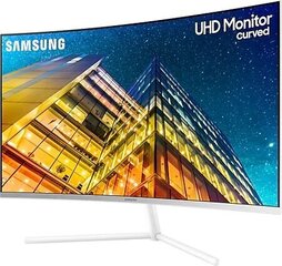 Samsung kaareva 32" 4K UHD näyttö LU32R591CWRXEN hinta ja tiedot | Näytöt | hobbyhall.fi