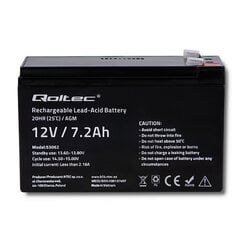 Qoltec akku 53062 hinta ja tiedot | Paristot | hobbyhall.fi