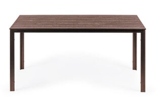 Puutarhapöytä 156 x 78 cm,- Ruskea hinta ja tiedot | Puutarhapöydät | hobbyhall.fi