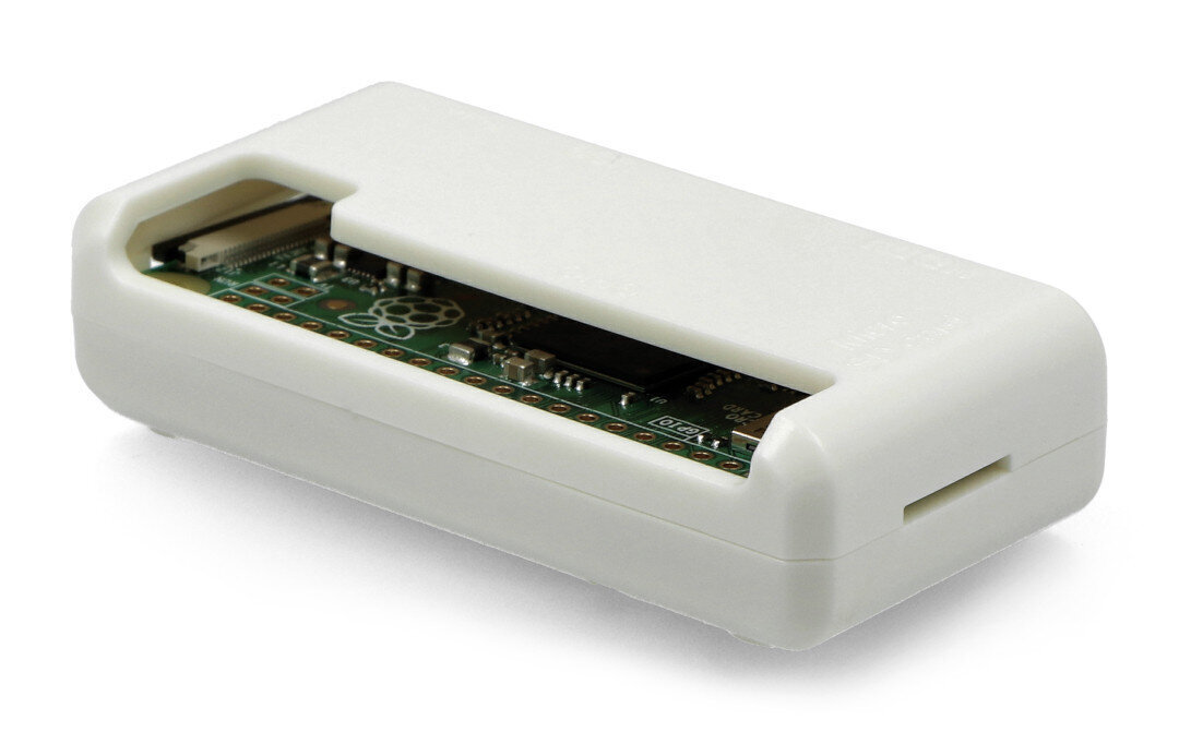 Raspberry Pi Zero -kotelo, valkoinen. hinta ja tiedot | Mikrokontrollerit | hobbyhall.fi