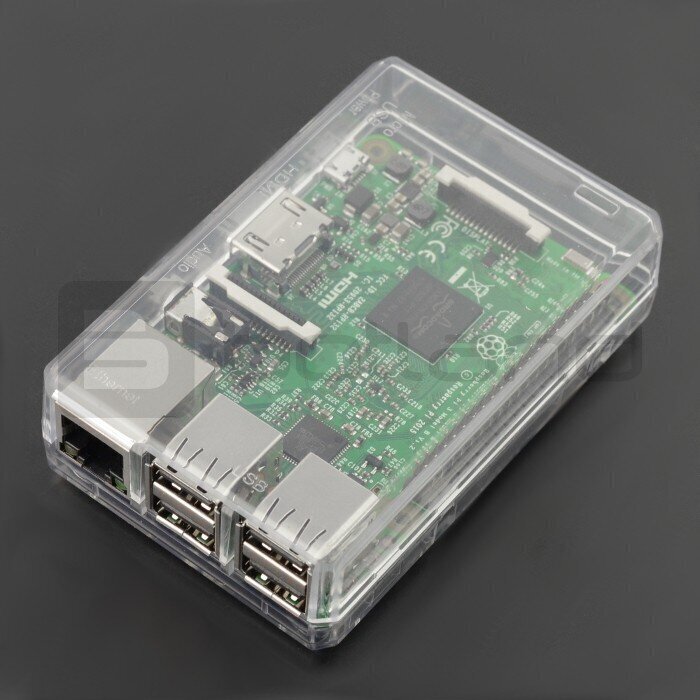 Raspberry Pi malli 3B +, 3B, 2B kotelo, läpinäkyvä hinta ja tiedot | Mikrokontrollerit | hobbyhall.fi