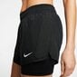 Nike naisten 2IN1 shortsit 10K, musta hinta ja tiedot | Naisten shortsit | hobbyhall.fi