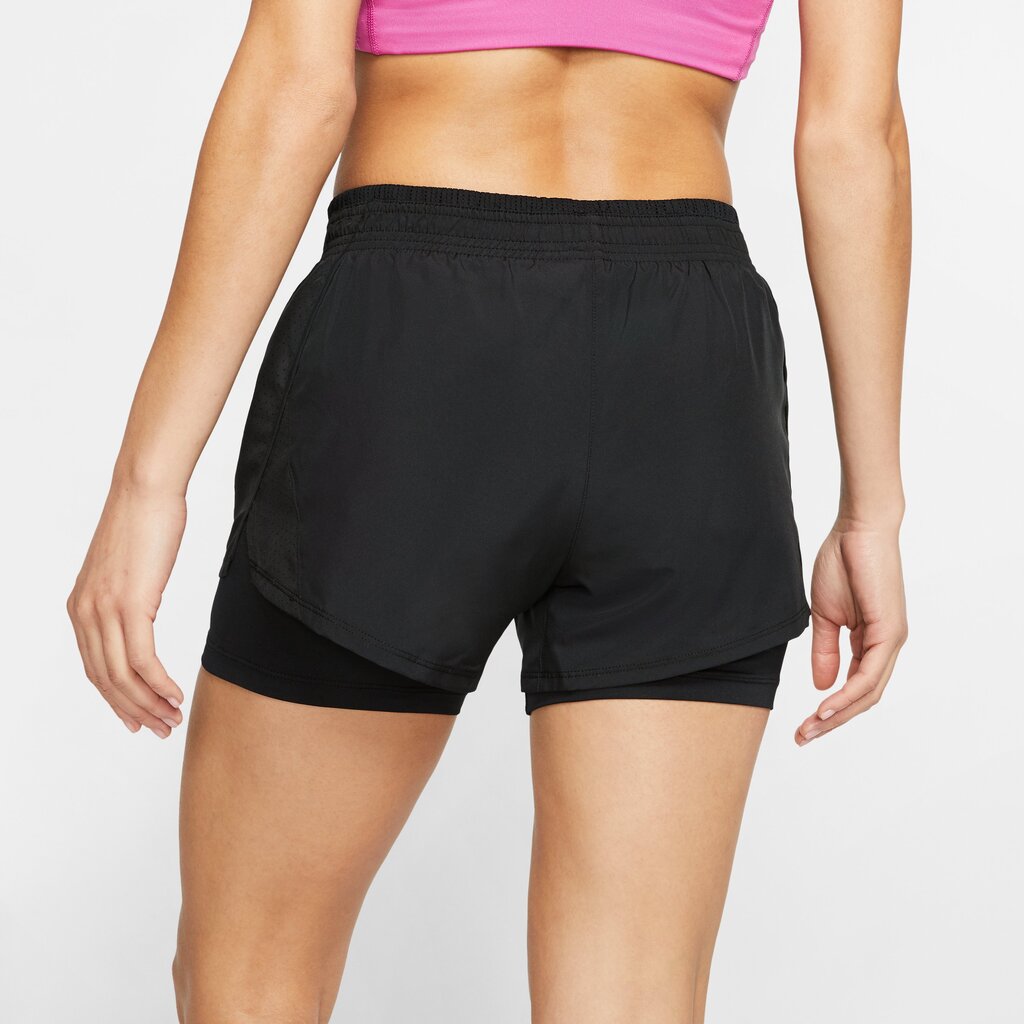 Nike naisten 2IN1 shortsit 10K, musta hinta ja tiedot | Naisten shortsit | hobbyhall.fi