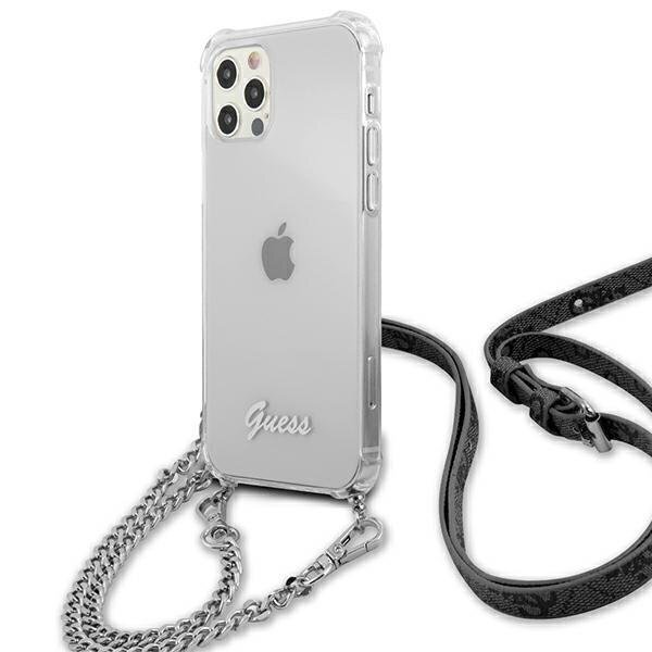 Puhelimen kotelo Guess GUHCP12MKC4GSSI iPhone 12/12 Pro 6.1''. hinta ja tiedot | Puhelimen kuoret ja kotelot | hobbyhall.fi