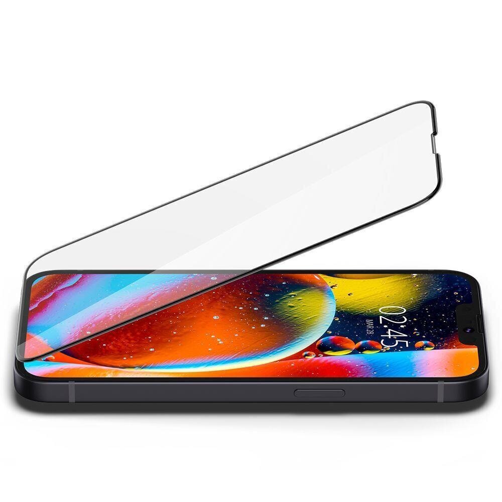 Karkaistu lasi näytönsuoja Spigen Glass TR Slim FC karkaistu lasi, sopii iPhone 13 mini, hinta ja tiedot | Näytönsuojakalvot ja -lasit | hobbyhall.fi