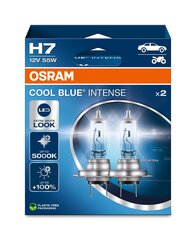 Auton halogeenilamppu Osram L64210CBIDUO H7, 55W, 12V, PX26D, 2 kpl hinta ja tiedot | Polttimot | hobbyhall.fi